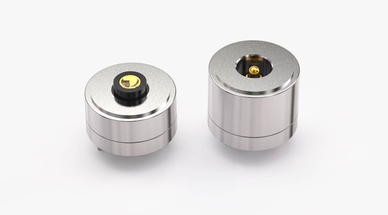 磁吸連接器 圓形磁性系列：2PIN，電壓5V，電流3A，工作溫度-30°~85°